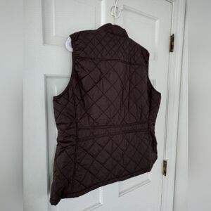 Quilted Chocolate Brown Vest